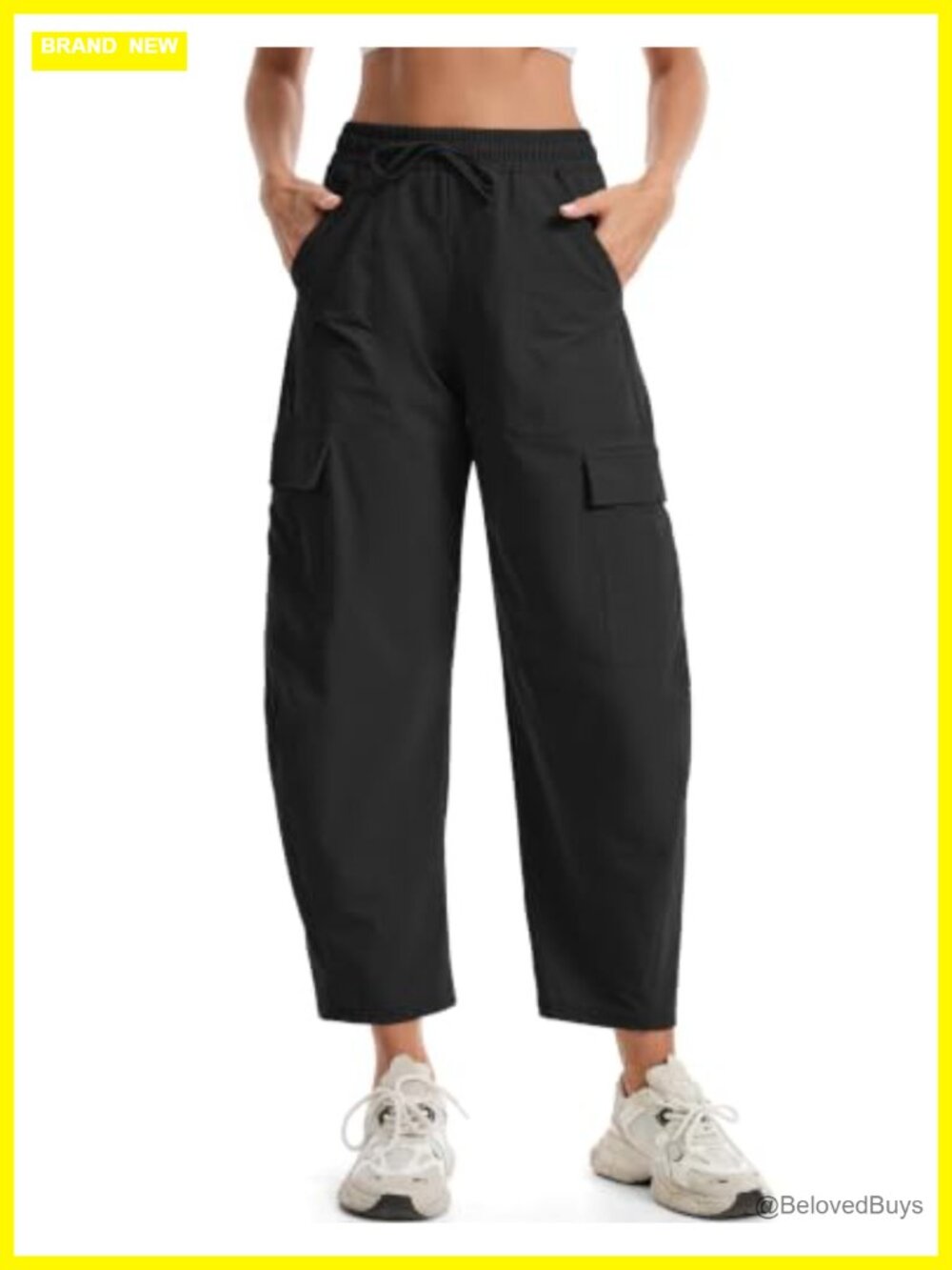 Cargo Barrel Pants Nylon Spandex Quick-Dry Hiking Outdoor Athletic